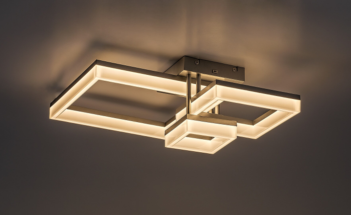 Plafoniera Rabalux Amilia LED 22W 2400lm 3000, 4000, 6500K metal plastic crom alb IP20 [3]