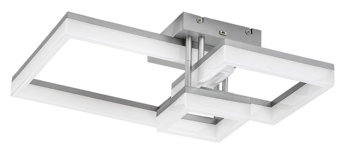 Plafoniera Rabalux Amilia LED 22W 2400lm 3000, 4000, 6500K metal plastic crom alb IP20 [2]
