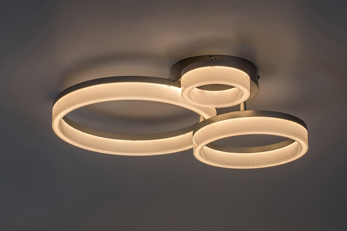 Plafoniera Rabalux Amilia LED 24W 2650lm 3000, 4000, 6500K metal plastic crom alb IP20 [3]