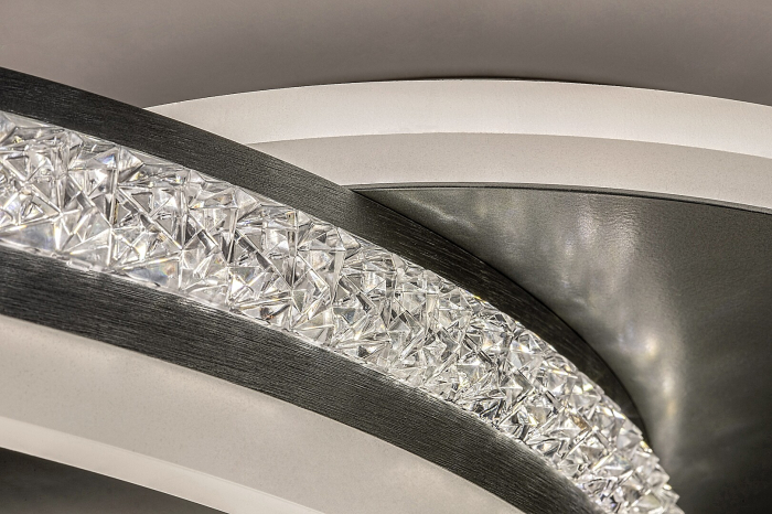 Plafoniera Rabalux Avalon LED 50W 3150lm 4000K metal acril aluminiu șlefuit alb IP20 [5]