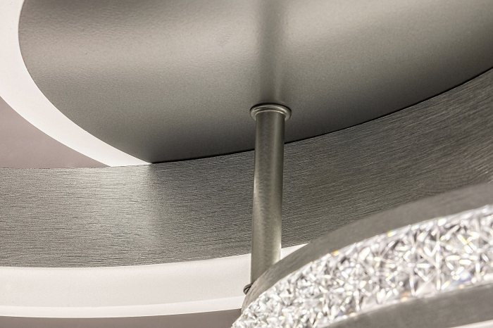 Plafoniera Rabalux Avalon LED 50W 3150lm 4000K metal acril aluminiu șlefuit alb IP20 [6]