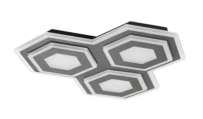 Plafoniera Rabalux Bitsi LED 72W 3200lm 3000+6000 metal black stil modern 230V, 50Hz IP20 71115 [6]