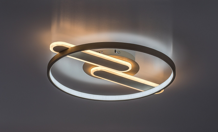 Plafoniera Rabalux Brantiel LED 55W 4000lm 3000K-6000 metal/ acril gray beige stil modern, IP20 71468 [4]