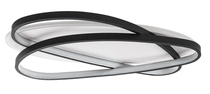 Plafoniera Rabalux Brantiel LED 57W 3200lm 3000K-6000 metal/ acril black white stil modern, IP20 71470 [2]