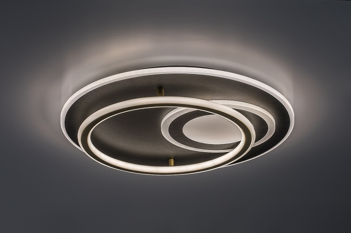 Plafoniera Rabalux Brantiel LED 60W 3000lm 3000K-6000 metal/ acril black gold stil modern, IP20 71466 [5]