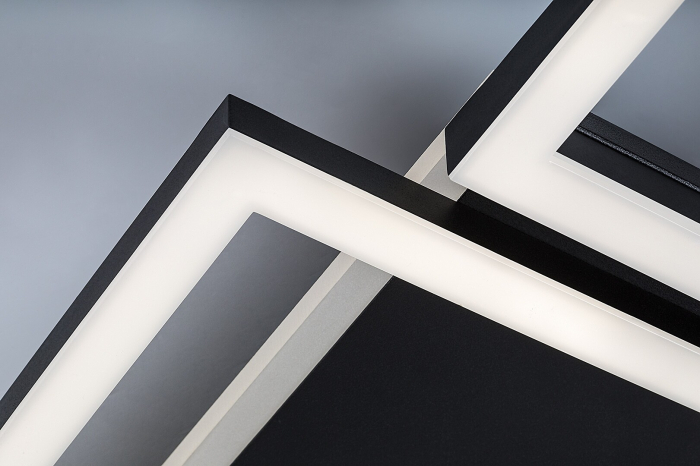 Plafoniera Rabalux Donya LED 24W 1500lm 4000K metal acril negru alb IP20 [4]