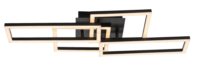 Plafoniera Rabalux Drusus LED 40W 3050lm 3000-6500K metal plastic negru alb IP20 [7]