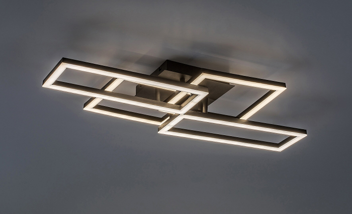 Plafoniera Rabalux Drusus LED 40W 3050lm 3000-6500K metal plastic negru alb IP20 [4]