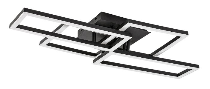 Plafoniera Rabalux Drusus LED 40W 3050lm 3000-6500K metal plastic negru alb IP20 [2]