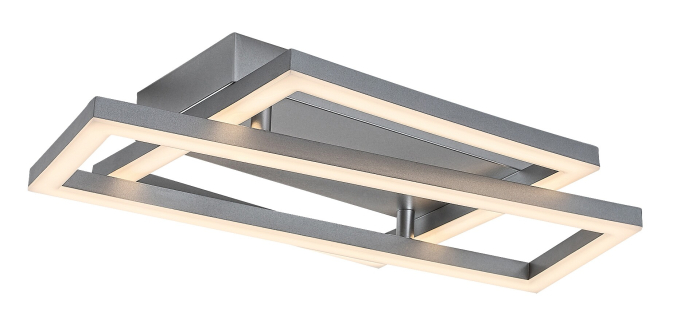 Plafoniera Rabalux Ellinor LED 24W 2300lm 3000K metal plastic crom alb IP20 [1]