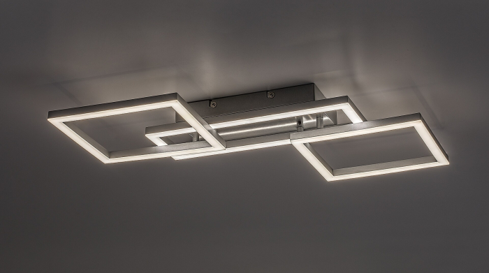 Plafoniera Rabalux Ellinor LED 40W 3700lm 3000-6500K metal plastic crom alb IP20 [4]
