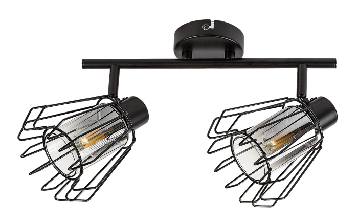 Plafoniera Rabalux Emerencia E14 E14 2x MAX 40W metal black stil industrial, IP20 73068 [2]