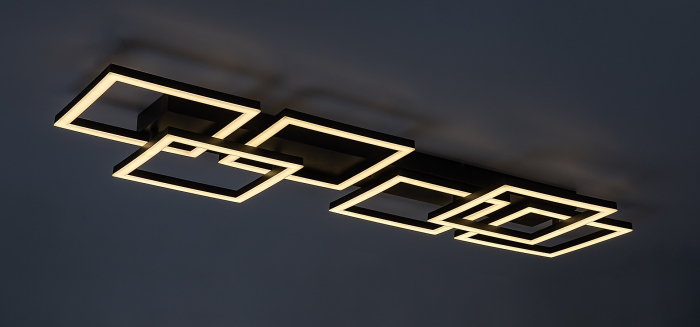 Plafoniera Rabalux Fatma LED 40W 3500lm 3000K-6500K metal black stil modern, IP20 71390 [3]