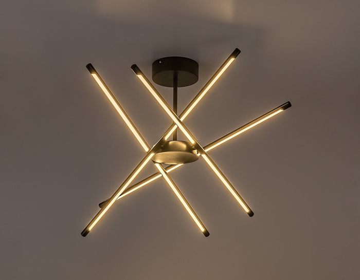 Plafoniera Rabalux Henli2 LED 40W 2800lm 3000 metal black stil modern 230V, 50Hz IP20 71338 [5]