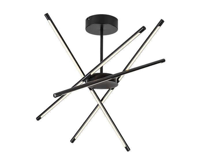 Plafoniera Rabalux Henli2 LED 40W 2800lm 3000 metal black stil modern 230V, 50Hz IP20 71338 [4]