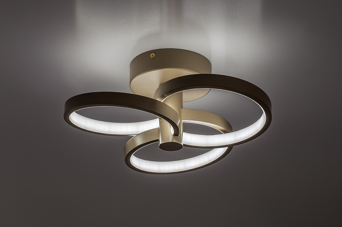 Plafoniera Rabalux Isidora LED 32W 2560lm 3000K-6500K metal gray beige stil modern, IP20 71400 [5]
