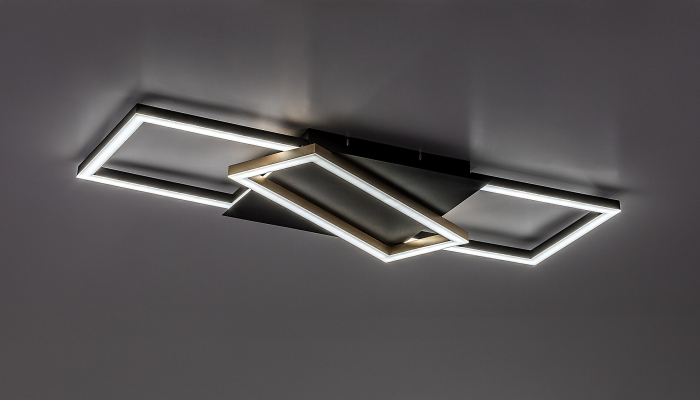 Plafoniera Rabalux Kitlee LED 40W 3600lm 3000-6500K metal plastic negru/ auriu alb IP20 [5]