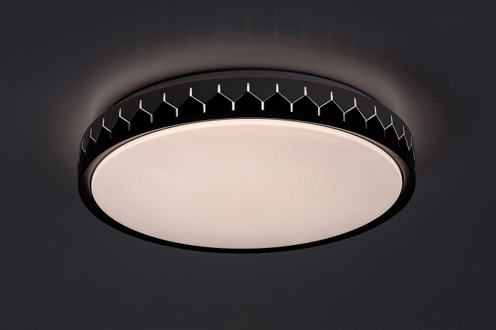 Plafoniera Rabalux Malin LED 24W 1500lm 3000K-6500KK metal black gray stil modern, IP20 71303 [4]
