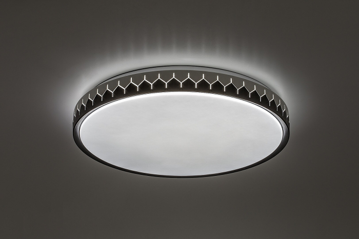 Plafoniera Rabalux Malin LED 48W 3000lm 3000K-6500K metal black gray stil modern, IP20 71304 [4]