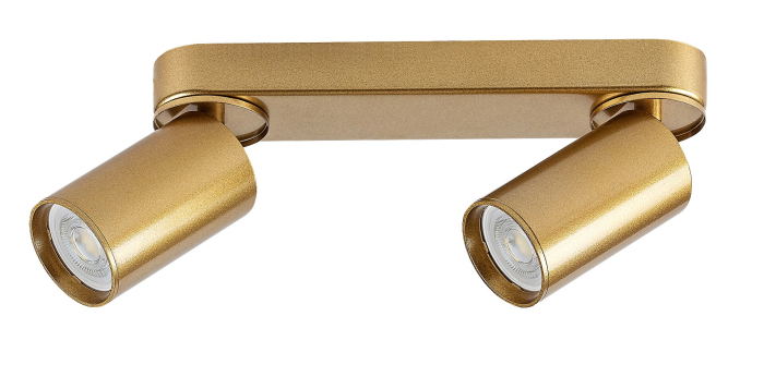 Plafoniera Rabalux Mirina GU10 2X MAX 5W  metal aluminiu auriu IP20 [2]