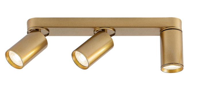 Plafoniera Rabalux Mirina GU10 3X MAX 5W  metal aluminiu auriu IP20 [3]