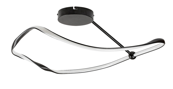 Plafoniera Rabalux Mirossi LED 38W 2240lm 4000K metal silicon negru alb IP20 [5]