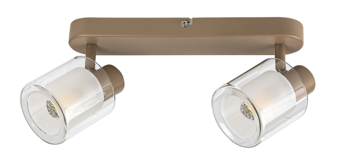 Plafoniera Rabalux Mirral E14 E14 2x MAX 15W metal gray beige stil modern, IP20 73064 [2]