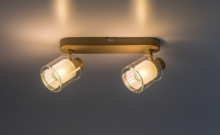 Plafoniera Rabalux Mirral E14 E14 2x MAX 15W metal gray beige stil modern, IP20 73064 [5]