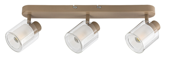 Plafoniera Rabalux Mirral E14 E14 3x MAX 15W metal gray beige stil modern, IP20 73065 [2]