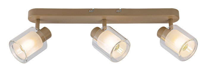 Plafoniera Rabalux Mirral E14 E14 3x MAX 15W metal gray beige stil modern, IP20 73065 [3]