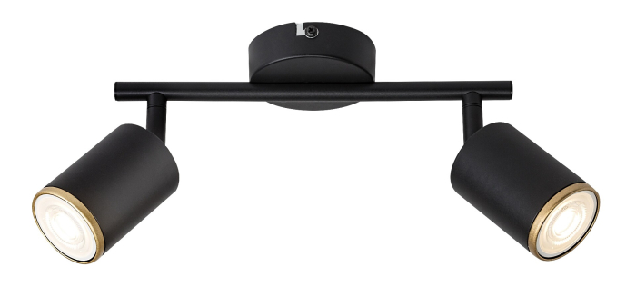 Plafoniera Rabalux Nolie GU10 GU10 2x MAX 15W metal mat black stil modern, IP20 73108 [3]