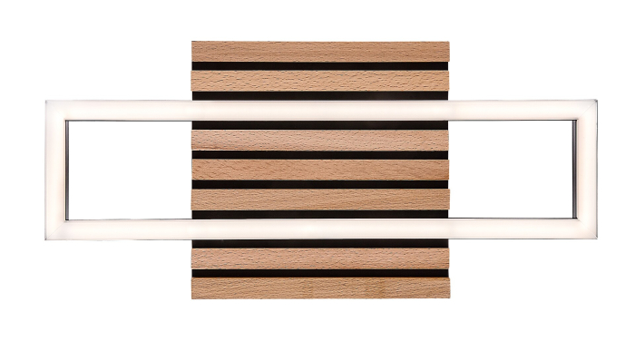 Plafoniera Rabalux Noxelle LED 12W 670lm 3000K, 4500, 6000 metal/ lemn mat black wood stil scandinav, IP20 71455 [8]