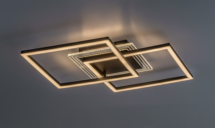 Plafoniera Rabalux Ottavia LED 28W 2300lm 3000K metal acril negru alb IP20 [3]