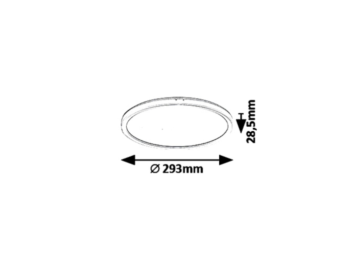 Plafoniera Rabalux Pavel LED 18W 1700lm 4000 plastic white stil funcțional 230V, 50Hz IP20 3427 [5]