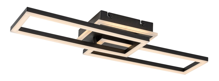 Plafoniera Rabalux Ramin LED 30W 2610lm 3000-6500K metal plastic negru alb IP20 [1]