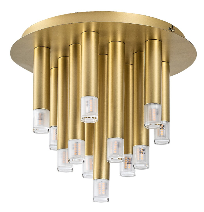 Plafoniera Rabalux Ramira G9 13x MAX 5W  metal acril auriu IP20 [2]