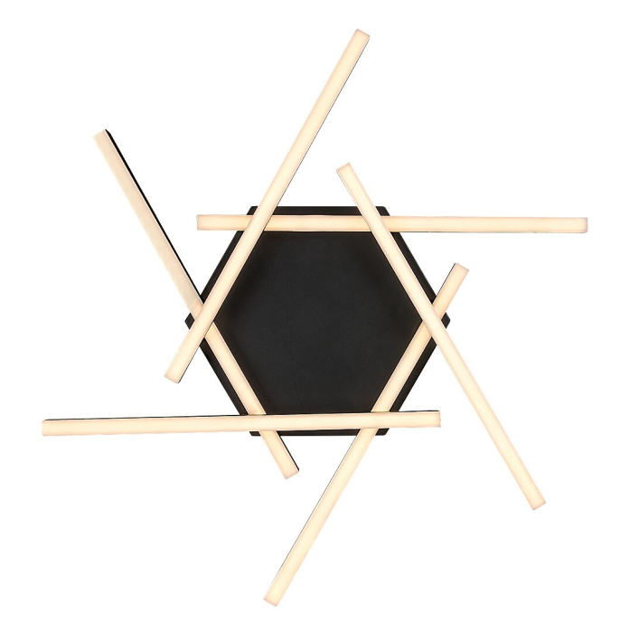 Plafoniera Rabalux Severine LED 40W 2060lm 3000K metal black gold stil modern, IP20 71365 [4]