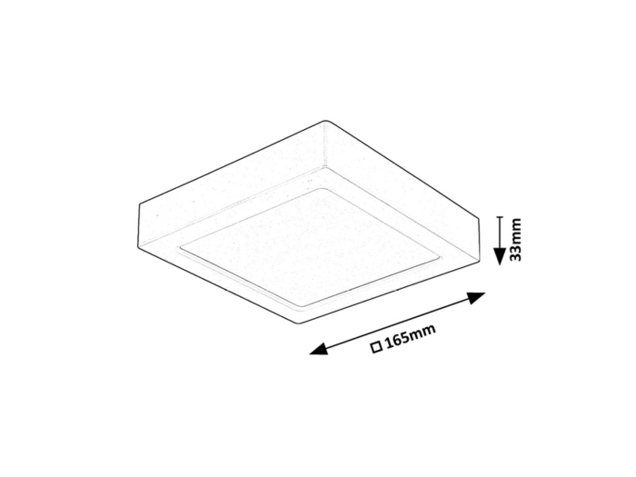 Plafoniera Rabalux Shaun2 LED 15W 1480lm 3000K plastic white stil minimal, IP20 71208 [7]