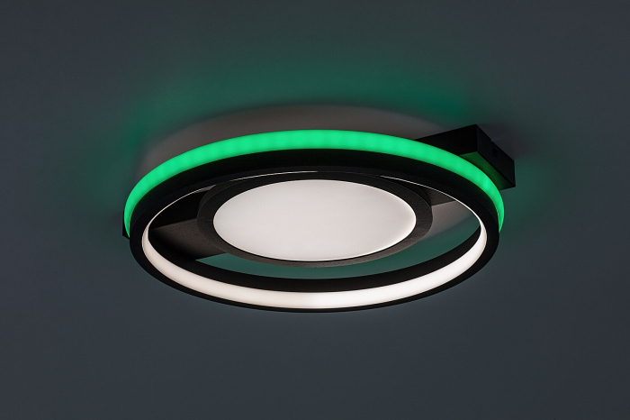 Plafoniera Rabalux Shirin LED 40W 2100lm 3000K-6500K metal black stil modern, IP20 71401 [3]