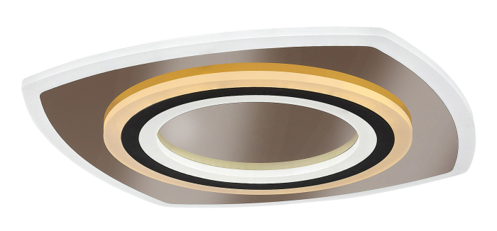 Plafoniera Rabalux Taneli2 LED 60W 4950lm 3000,4000,6000K metal acril negru/ auriu alb IP20 [3]
