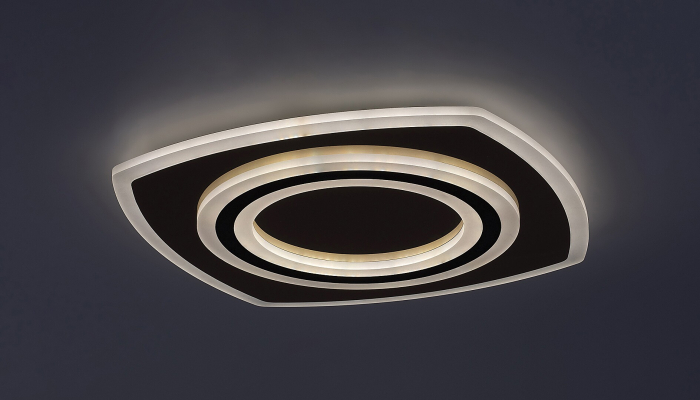 Plafoniera Rabalux Taneli2 LED 60W 4950lm 3000,4000,6000K metal acril negru/ auriu alb IP20 [5]
