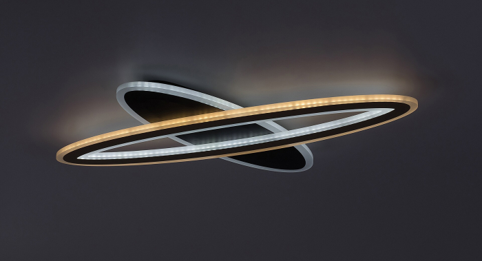 Plafoniera Rabalux Taneli2 LED 70W 6250lm 3000,4000,6000K metal acril negru/ auriu alb IP20 [5]