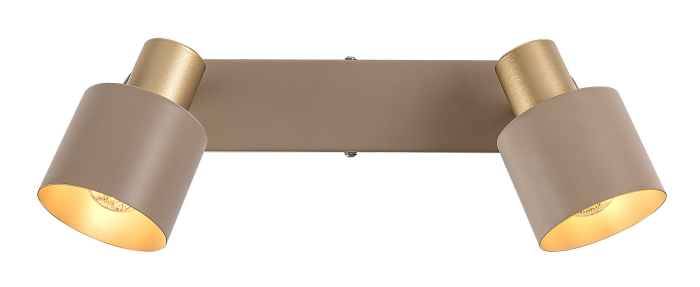 Plafoniera Rabalux Tisandra E14 E14 2X MAX 10W metal gray beige stil modern, IP20 73142 [5]