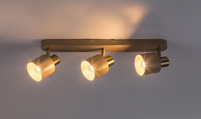 Plafoniera Rabalux Tisandra E14 E14 3X MAX 10W metal gray beige stil modern, IP20 73143 [4]