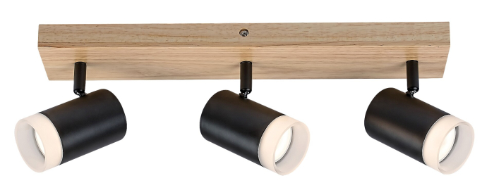 Plafoniera Rabalux Toras GU10 GU10 3X MAX 5W   lemn wood stil scandinav 230V, 50Hz IP20 73123 [3]