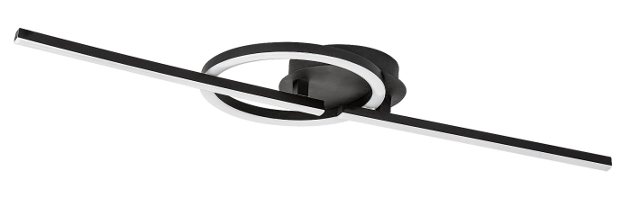 Plafoniera Rabalux Twisterra LED 24W 1800lm 4000 metal black stil modern 230V, 50Hz IP20 71395 [2]