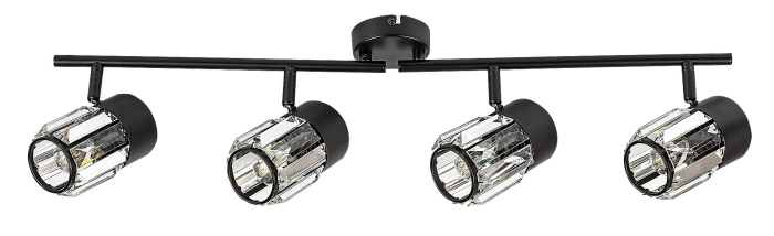 Plafoniera Rabalux Venaro E14 E14 4x MAX 15W   metal black stil clasic 230V, 50Hz IP20 73062 [2]