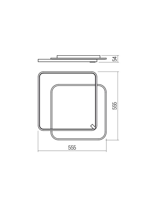 Plafoniera REDO ARP 01-2662 LED SAND BLACK 55W 4517 lm 3000K IP20 [2]