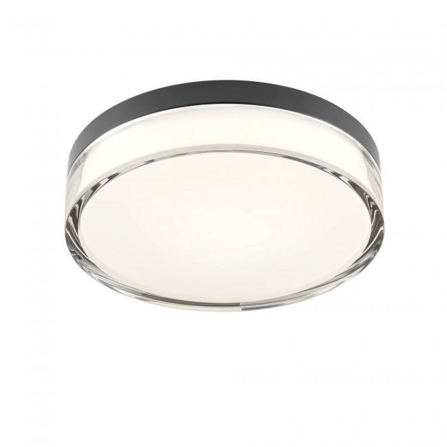 PLAFONIERĂ REDO FRISBI PL LED 12W 3000K/4000K D230 IP44 BK(5.1.2) [1]