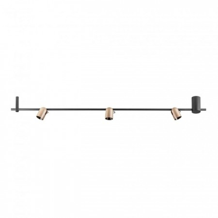 Plafoniera Redo Kobe, negru/silver coffee, LED, 20W, 1725 lumeni, alb cald 3000K, L.150 cm, 01-3671 [1]